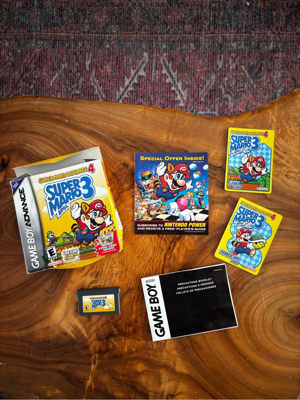 2003 Super Mario Advance 4: Super Mario Bros 3 Nintendo GBA Game Boy Advance CIB